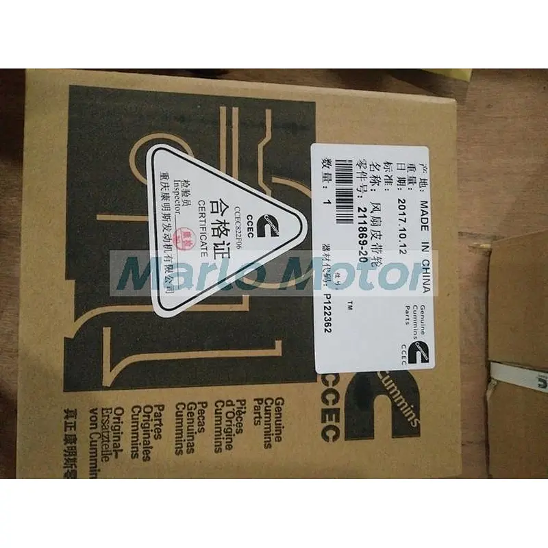 Genuine CCEC Cummins KTA19 NTA855 G855 engine 3012648 fan hub 211869 fan pulley for sale