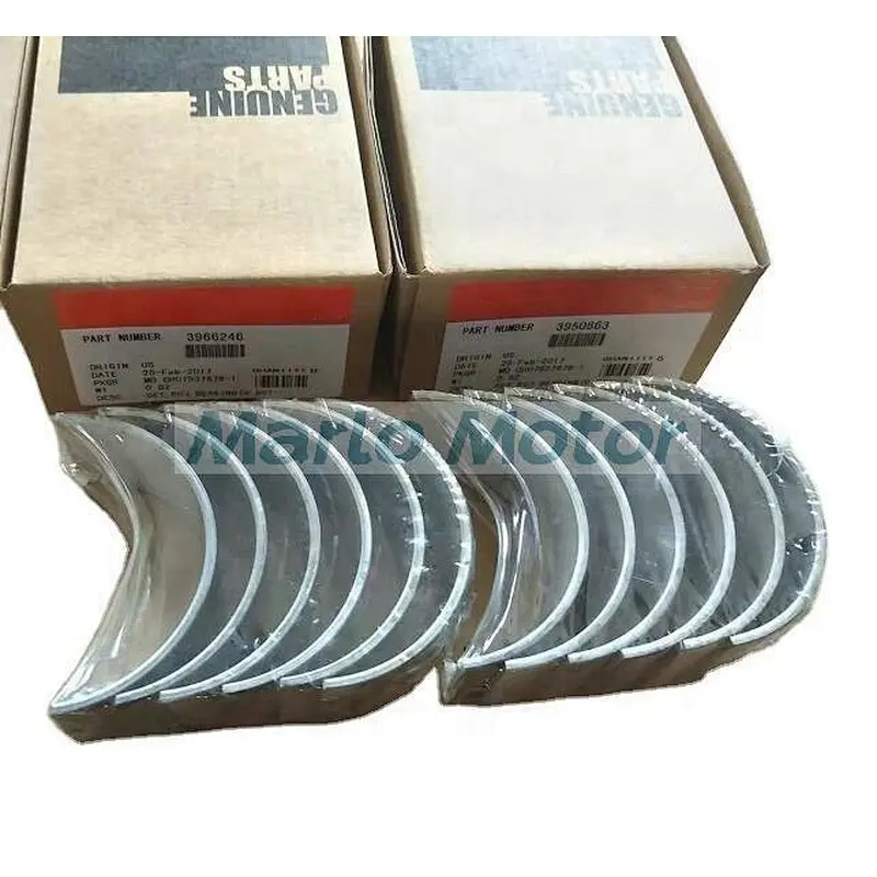 6CT 6CTAA8.3 QSC8.3 diesel engine parts connecting rod bearing 4089805 3966246 3950663