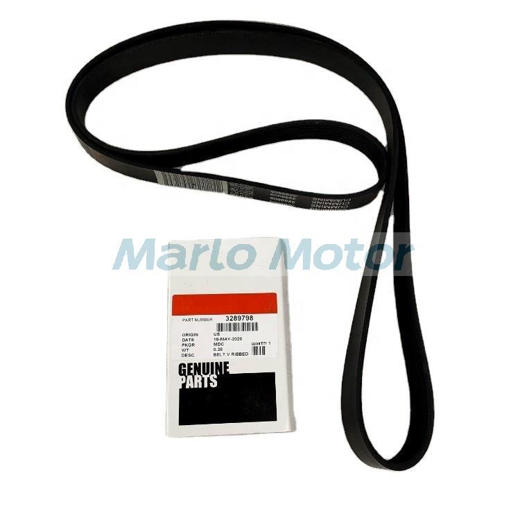 ISBe ISDe QSB ISF3.8 diesel engine fan belt V ribbed belt 8PK2025 3289798 3944842