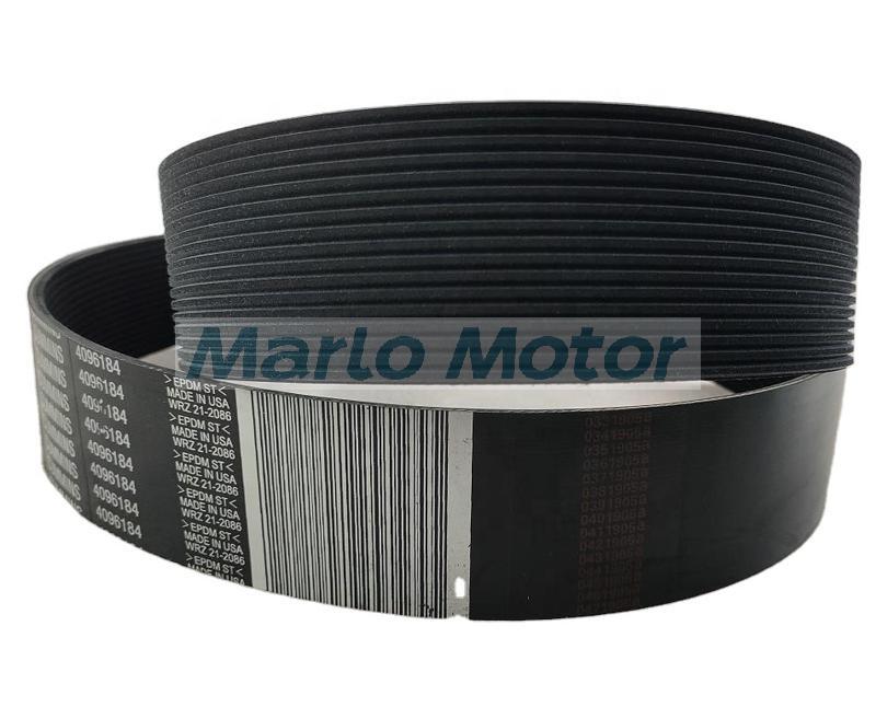 QSK23-G3 QSK23G3 QSK23 CM500 D375 S6D170 diesel engine parts fan hub v ribbed belt 4096184