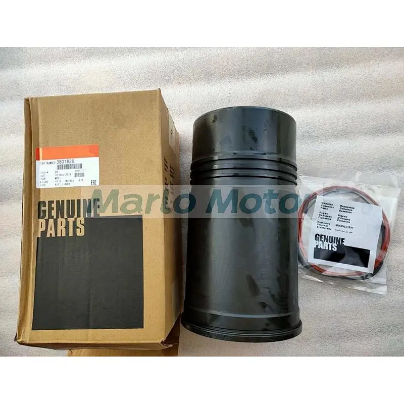 NT855 NTA855 diesel engine cylinder liner kit with liner seals 3055099 3801826 3870842 3052835 3042763 3051065