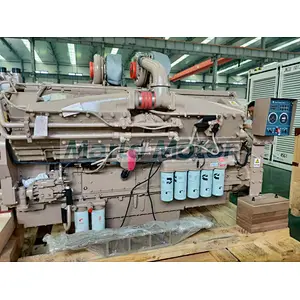 Genuine CCEC Cummins marine engine KTA50 K50-M main drive engine SO60345 1193KW 1600HP 1800rpm with sea water pump and heat exch