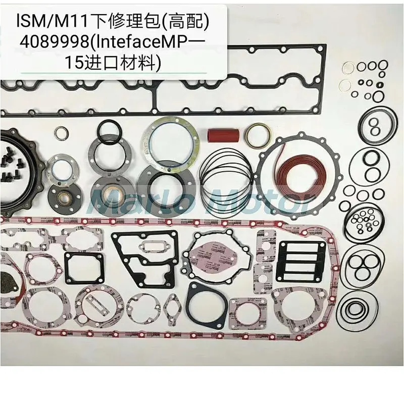 Cummins spare parts engine gasket set m11 4089478 4089998