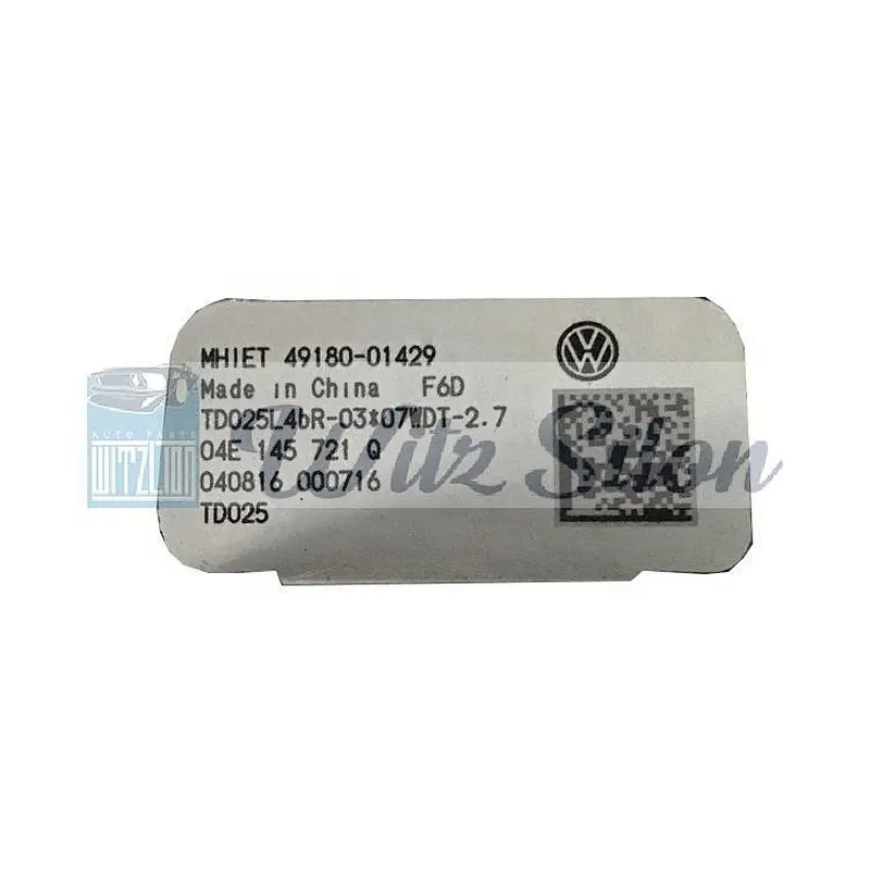 TD025 TD025L4bR-03.07WDT-2.7 turbocharger 49180-01429 04E145721Q 04E145713Q 4918001429