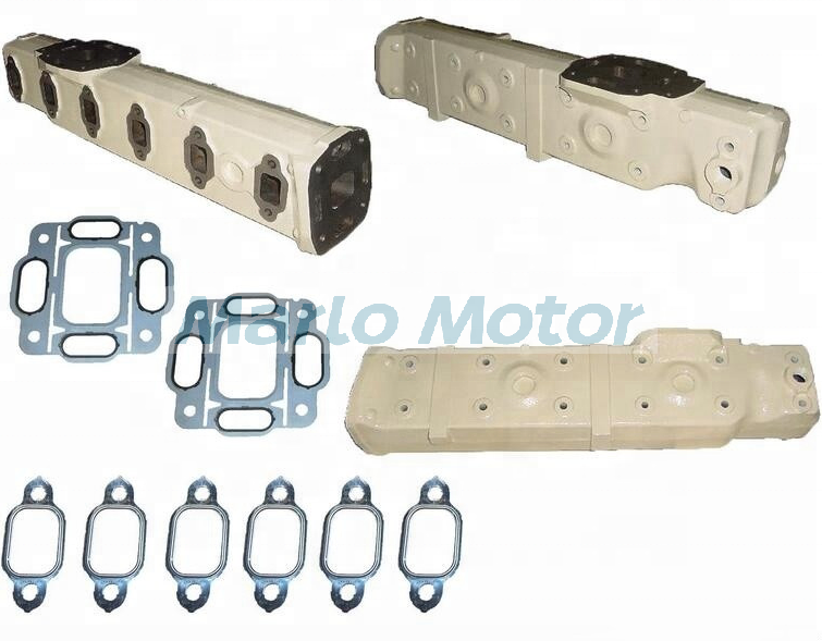 6BTA5.9 6BT water cooled exhaust manifolds 4020065 4020066 4019950 3918925 3918215 wet exhaust manifold for marine engine