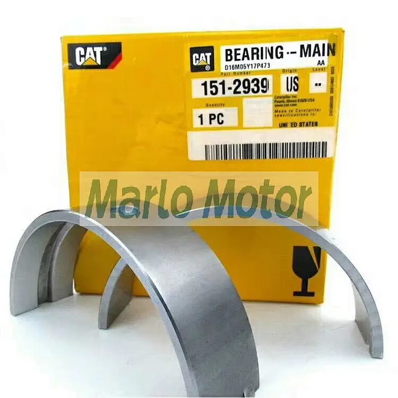 CAT C9 engine main bearing 151-2939, crankshaft bearing E336D E330D