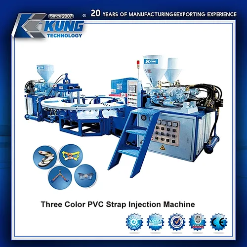 Three color PVC strap making machine