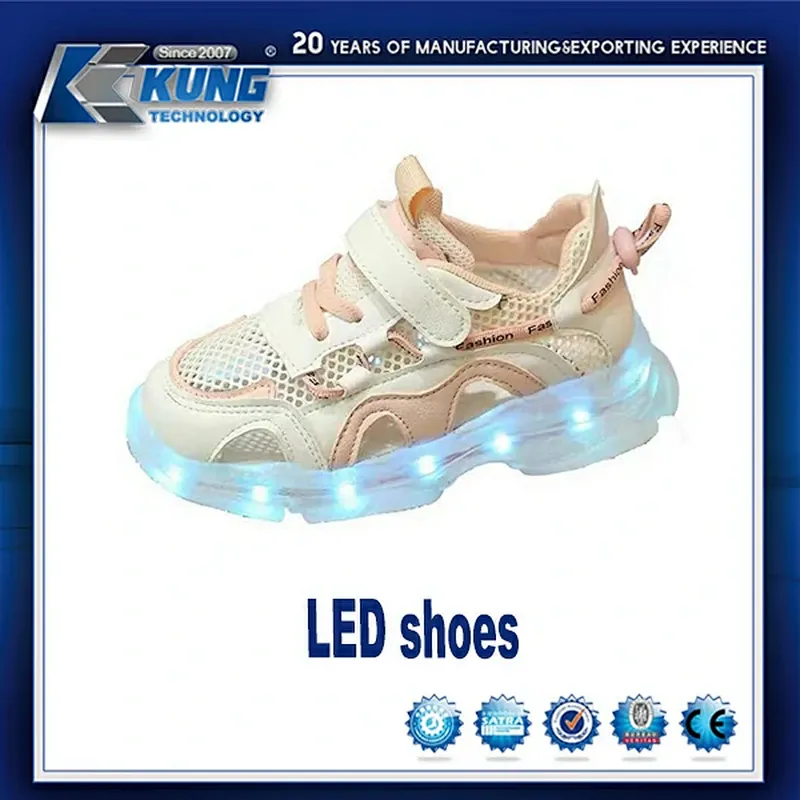 Zapato LED, zapato ligero, zapato de moda, zapato moderno,