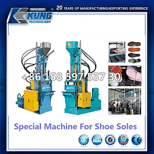 Vertical injection molding machine