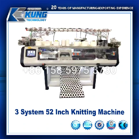 3 system 52 inch Fly knitting shoe upper making machine