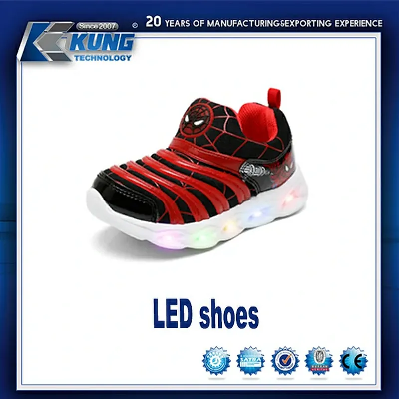 Zapato LED, zapato ligero, zapato de moda, zapato para niños, zapato de luces intermitentes LED