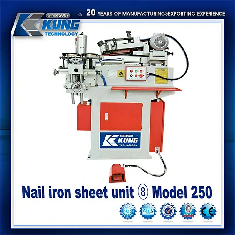 Nail iron sheet  unit model 250 and 210,nail iron sheet unit model 250 and 210