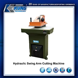 swing arm hydraulic cutting machine