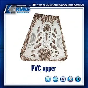 Shoe upper PVC upper