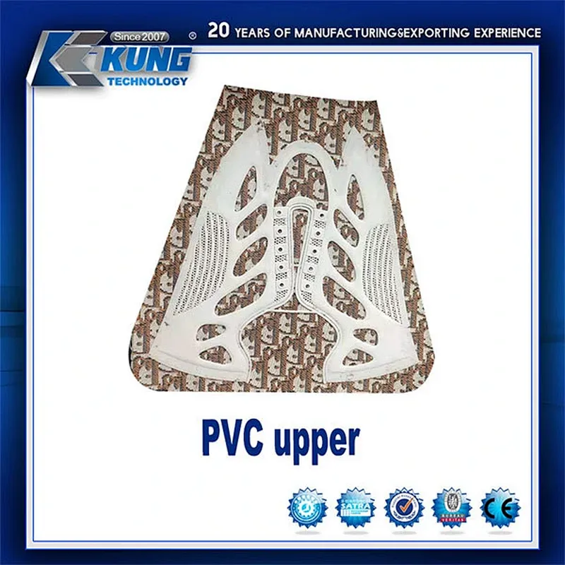 Shoe upper PVC upper