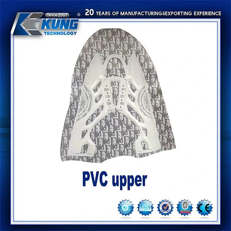Shoe upper PVC upper