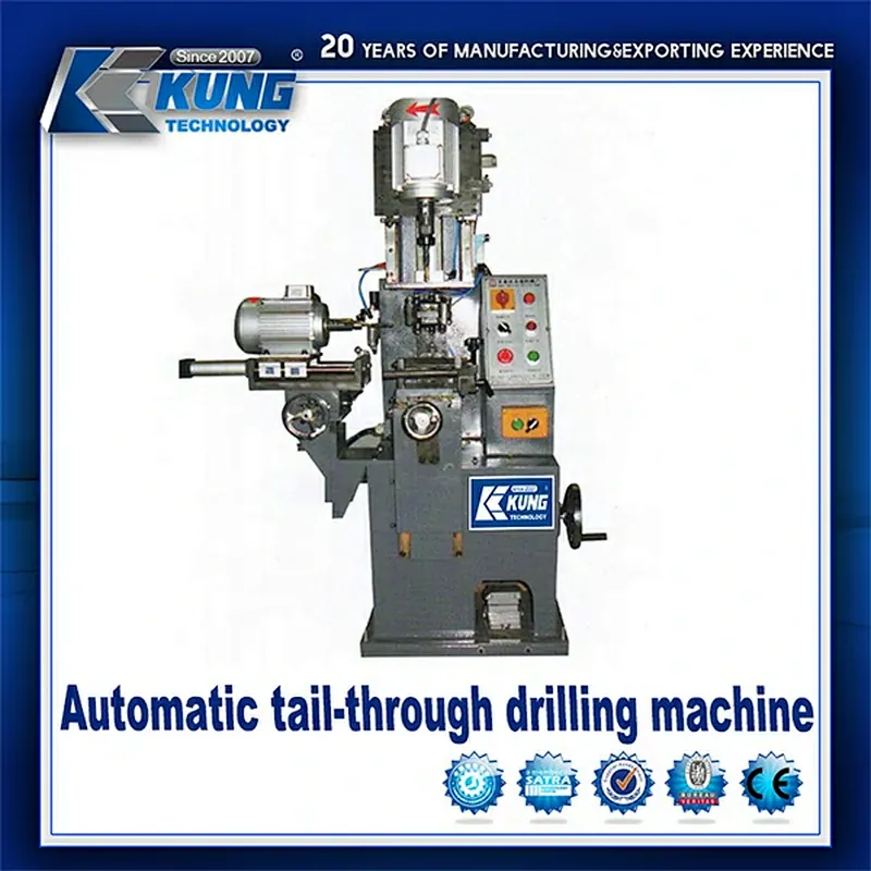 Automatic tail- through drilling machine,automatic tail through drilling machine