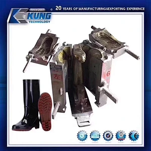Double color PVC rain boot moulding machine