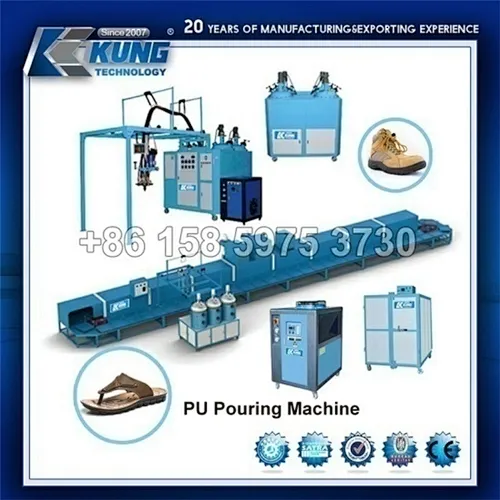 Pu pouring machine