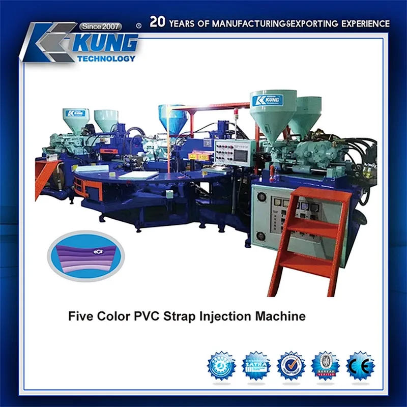 Five color PVC strap making machine