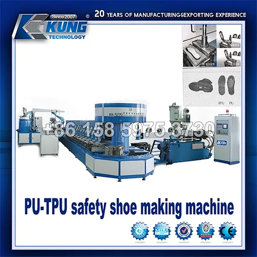 PU-TPU safety shoe making machine