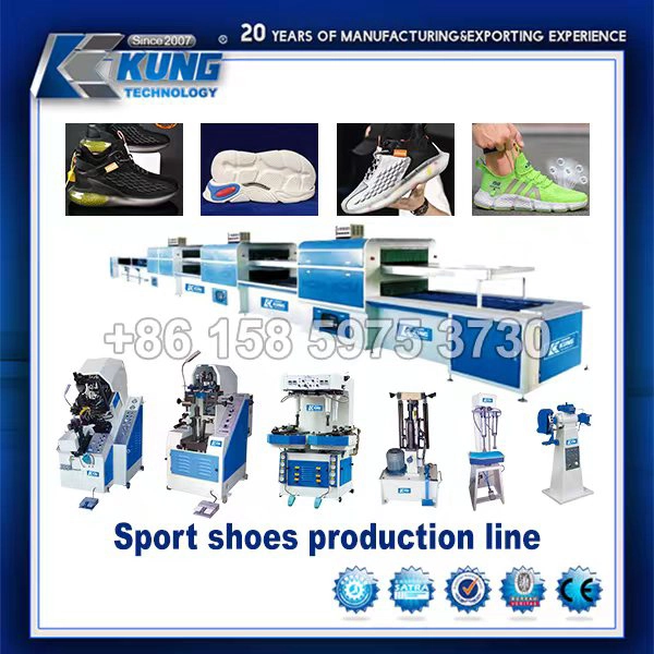 sports shoes production line