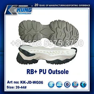 Suela de RB + PU, suela de goma, suela de PU, suela de goma
