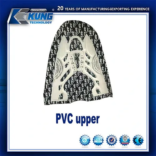 Shoe upper PVC upper