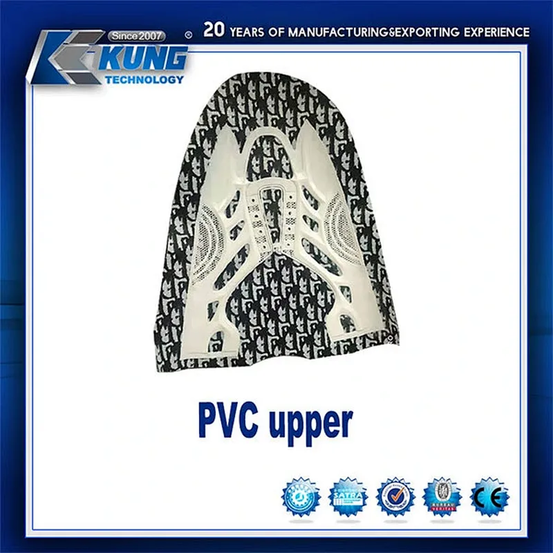 Shoe upper PVC upper
