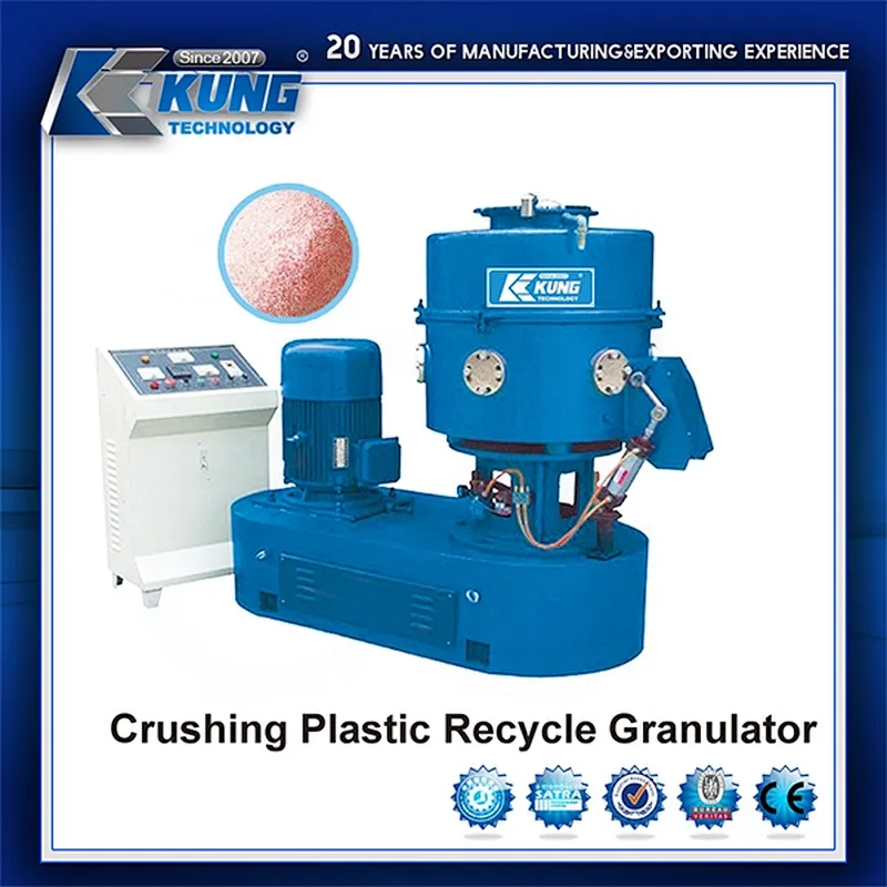 Crushing plastic recycle granulator