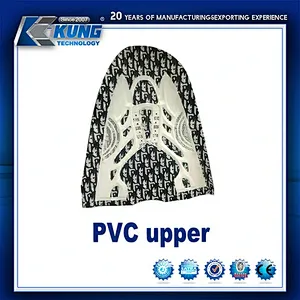 PVC upper,,ladies pvc upper