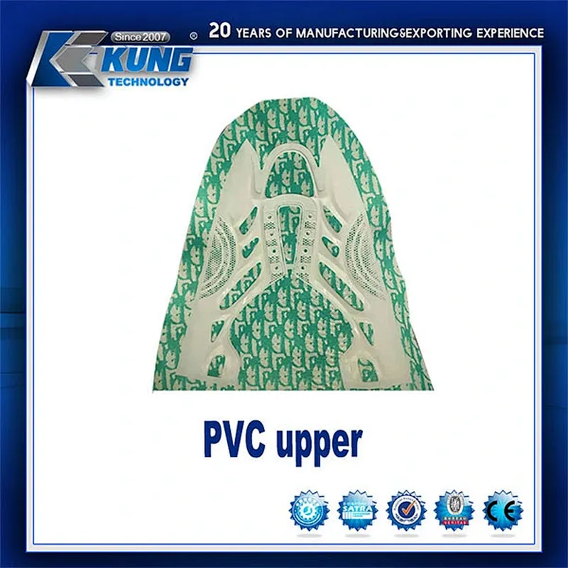 Shoe upper PVC upper