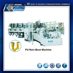Máquina de botas de lluvia de pu