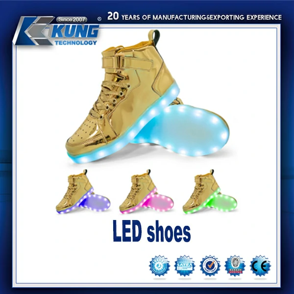 Zapato LED, zapato ligero, zapato de moda, zapato para niños, zapato de luces intermitentes LED