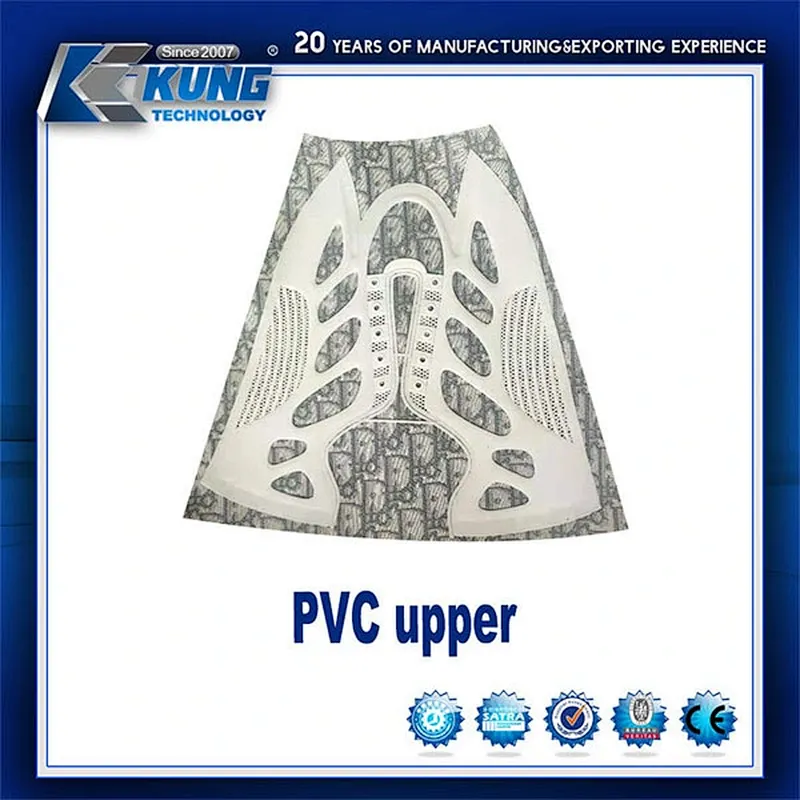 Shoe upper PVC upper