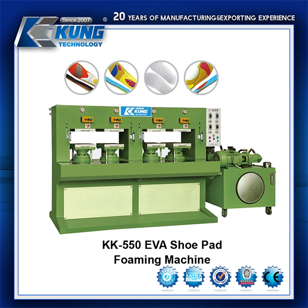 Máquina de espumado de prensado en frío KK-550EVA