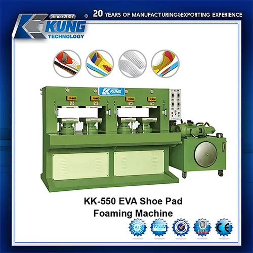 Máquina de espumado de prensado en frío KK-550EVA