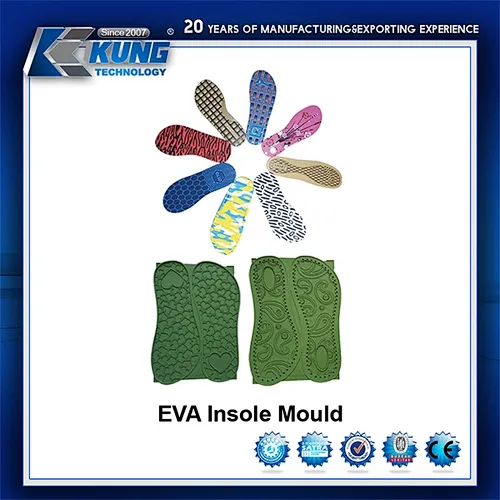 Molde de grabado para plantilla de EVA utilizado en la máquina de prensado en frío