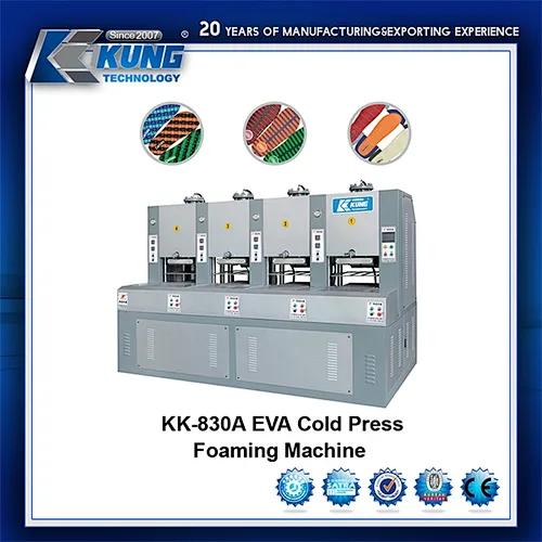Máquina de espumado de prensado en frío KK-830A EVA