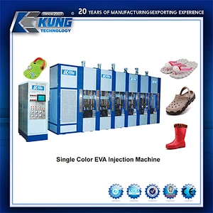 Máquina de inyección de EVA de 6 estaciones