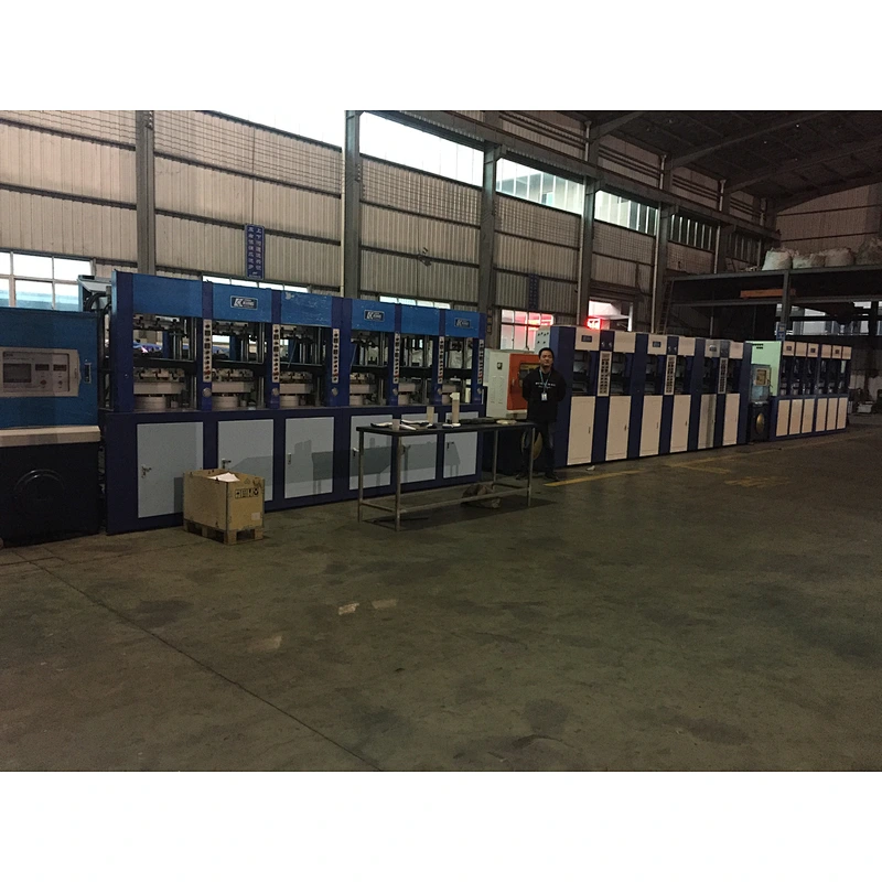 Double color EVA one time foaming moulding machine