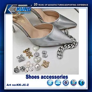 Shoes slippers accesories chain buckles