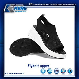 sandalias de señora flyknit superior sandalias superior diamante superior sandalias señora arena superior flykint superior parte superior de arena de señora