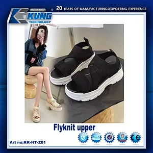 sandalias de señora flyknit superior sandalias superior diamante superior sandalias señora arena superior flykint superior parte superior de arena de señora