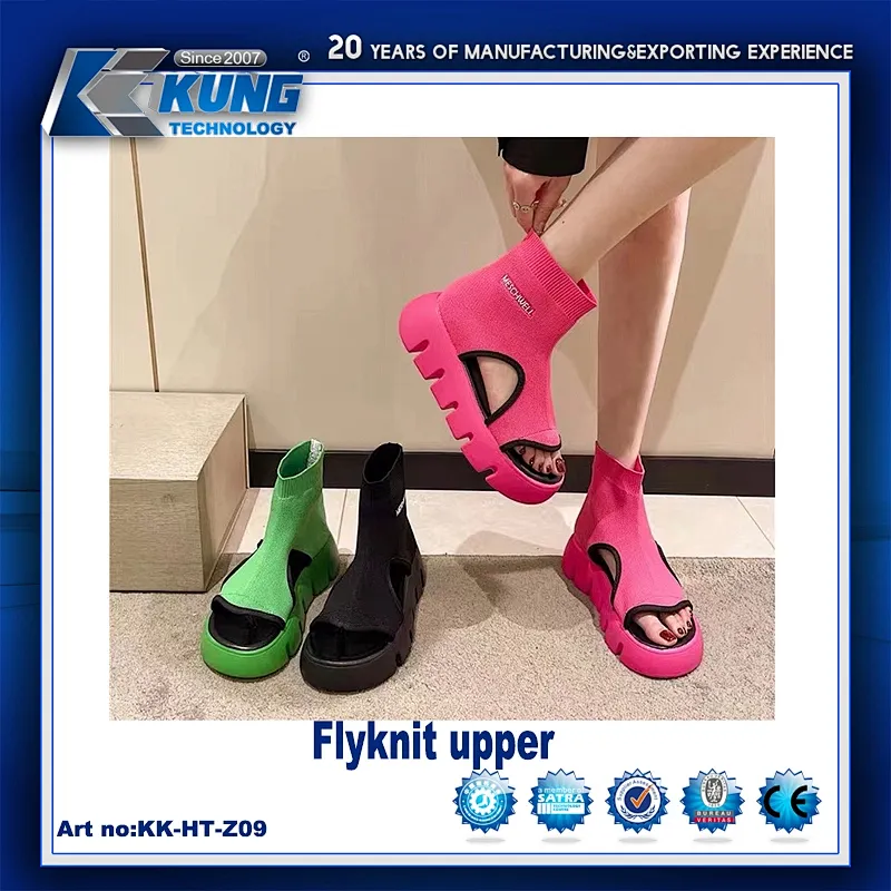 sandalias de señora flyknit superior sandalias superior diamante superior sandalias señora arena superior flykint superior parte superior de arena de señora