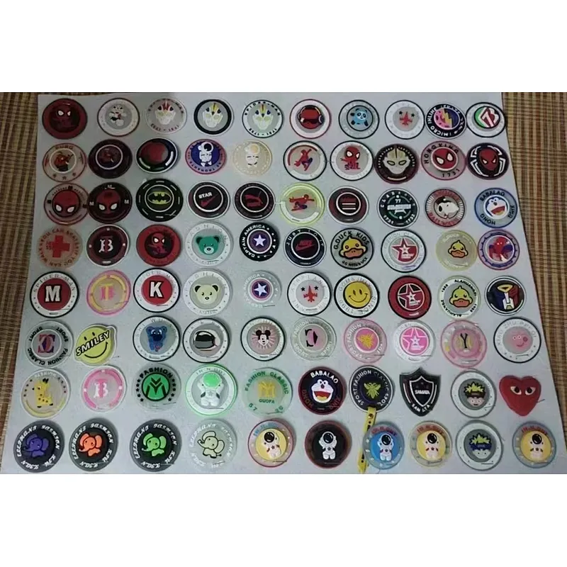 pvc stick with led for shoe and garment pvc hand with stick pvc sticker for garment led sticker for shoe