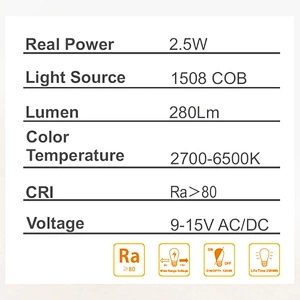 EST-G4-COB-3W-BT