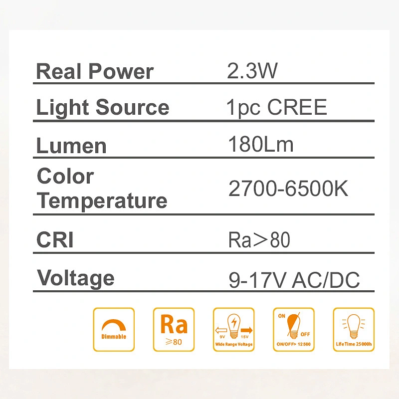 EST-G4-AL-2.5W-DB