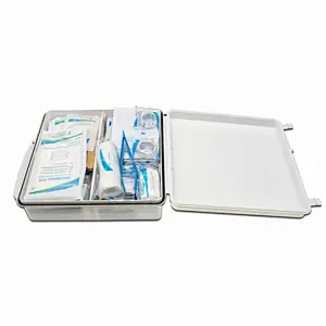 OP hot selling 50 person custom waterproof first aid box with supplies for home workplace