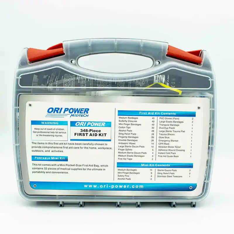 Double-sided first aid kit